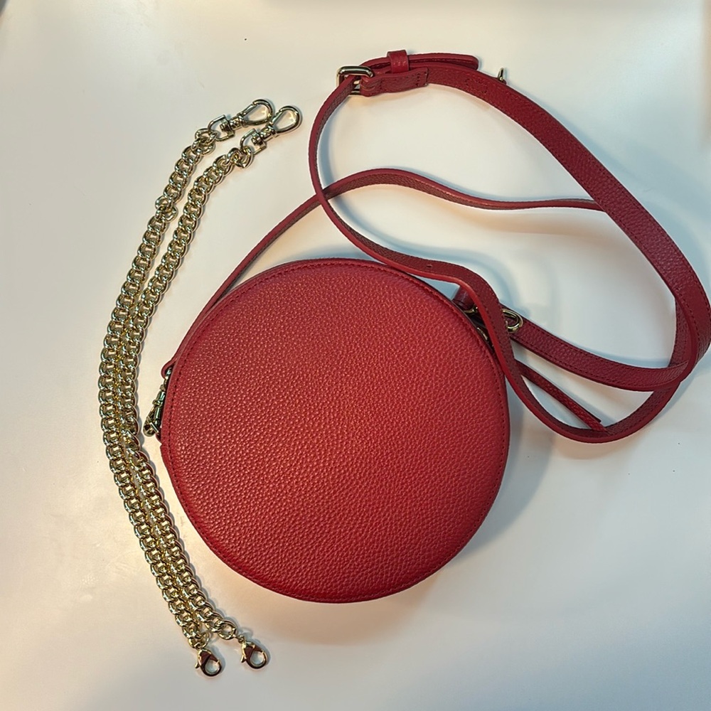 Round Bandolier Crossbody Bag